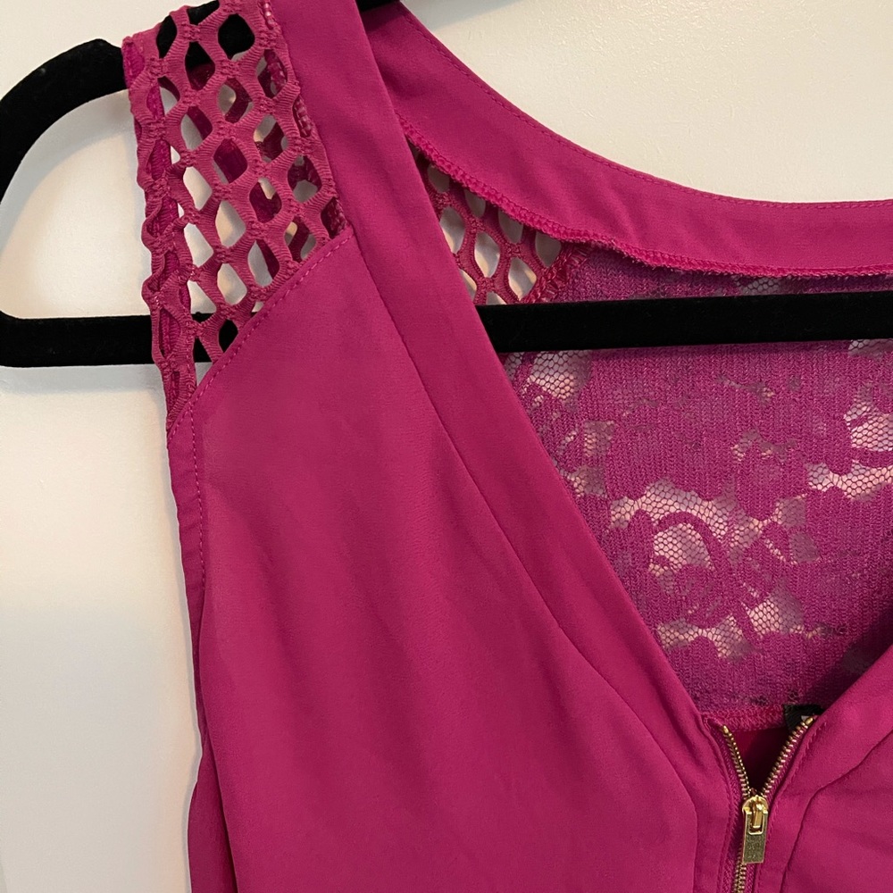 Flowy EXPRESS tank lace macrame - sexy!